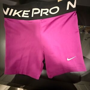 Nike Pro kids Vibrant Pink Bike Shorts